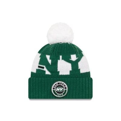 Sapca New Era New York Jets NFL Cold Weather Sport Knit Beanie - Verzi